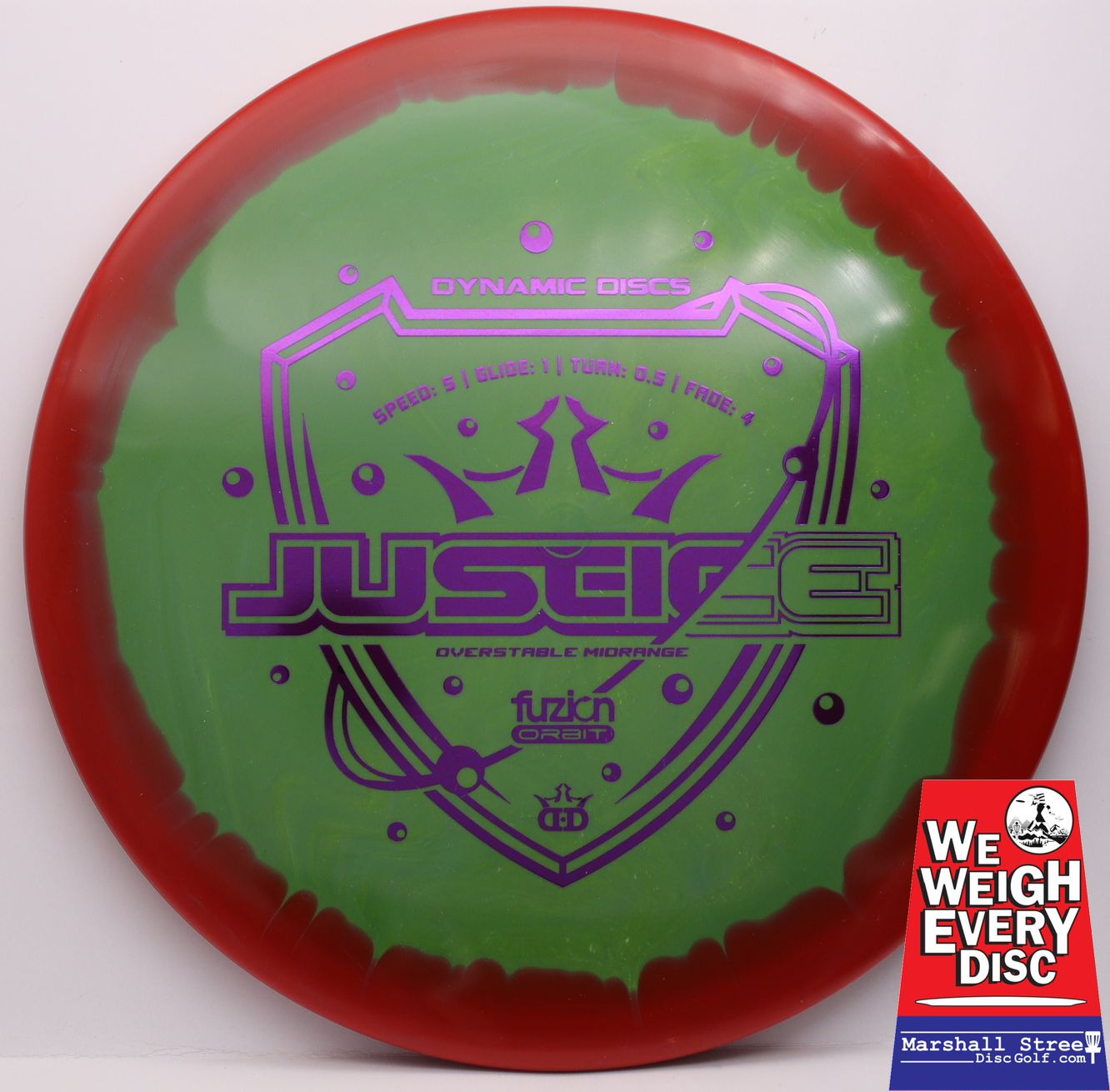 Fuzion Orbit Justice • Marshall Street Disc Golf